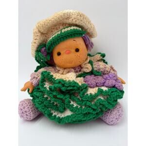 Vintage Crochet Mint-Inspired Doll | Handmade 1980s | 12” | Others Listed